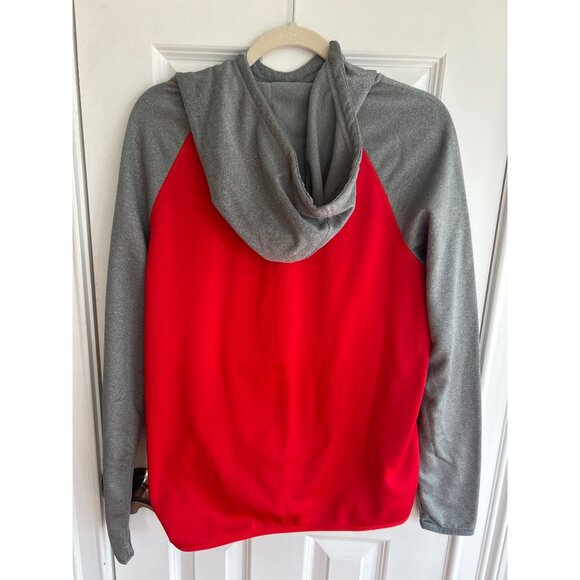 Nike NFL Team Apparel Tampa Bay Buccaneers Hoodie Therma Fit Men's L Red Gray - Picture 4 of 9